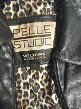 Timeless Black Wilsons Leather Jacket – Fitted S/M